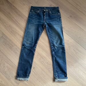 A.P.C. Petite Standard Men’s Blue Selvedge Jeans Sz 29